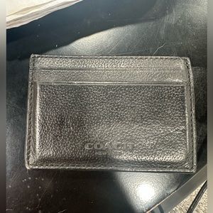 Men’s coach wallet with money clip